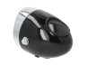 Headlight round 110mm egg model small model black