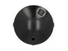 Headlight round 140mm black GUIA with switch