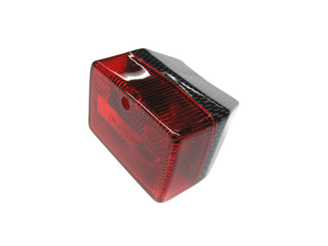 Taillight Tomos universal small model Ulo carbon-look product