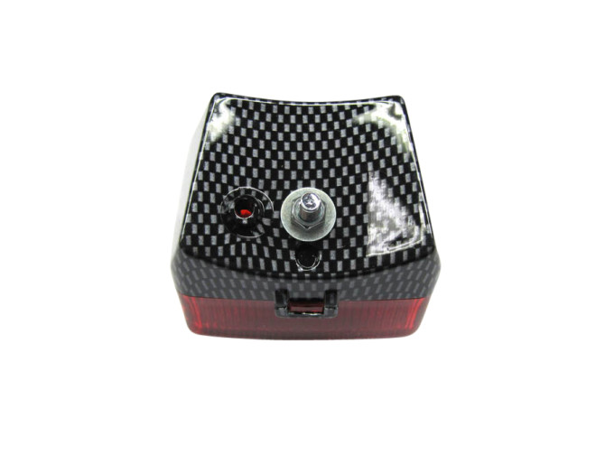 Taillight Tomos universal small model Ulo carbon-look product