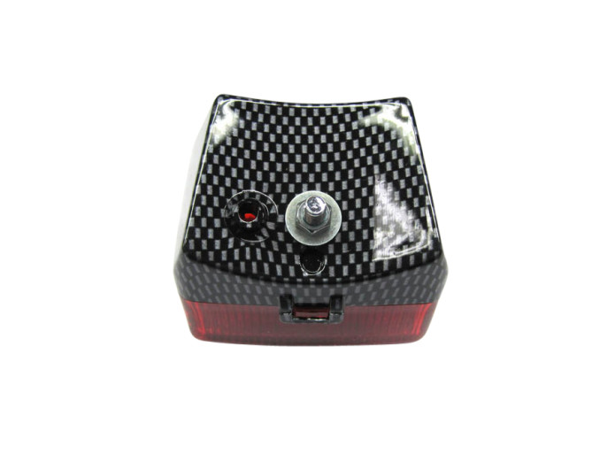 Achterlicht Tomos universeel klein model Ulo carbon-look