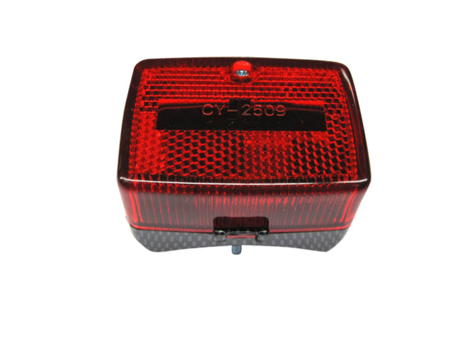 Taillight Tomos universal small model Ulo carbon-look product