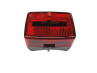 Taillight Tomos universal small model Ulo carbon-look thumb extra