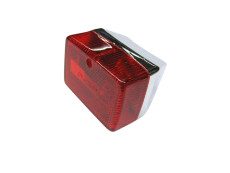 Taillight Tomos universal small model Ulo chrome