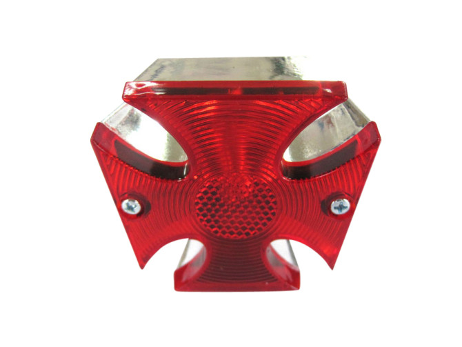 Taillight Tomos universal Maltese cross chrome brake light product