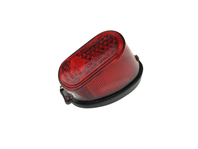 Taillight Tomos 2L / 3L / 4L / universal with thick rubber and approval numbers thumb