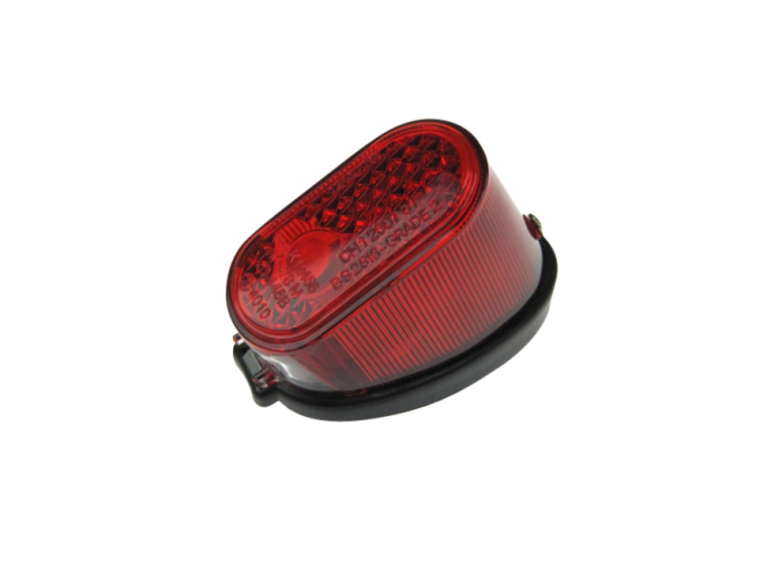 Achterlicht Tomos 2L / 3L / 4L / universeel met dik rubber