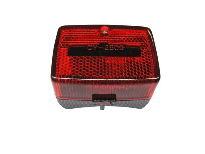 Taillight Tomos universal small model Ulo carbon-look product