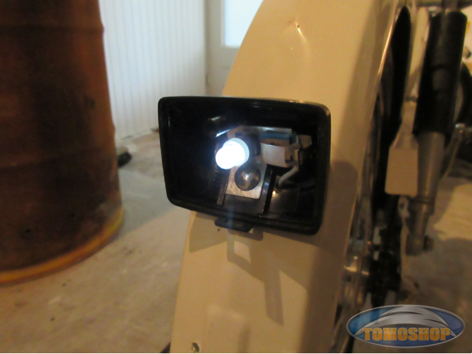 Light bulb BA9s 6V white LED taillight (2 pieces) product