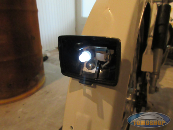 Birne BA9s 6V / 12V LED Rücklicht Weiß (2 Stück) product