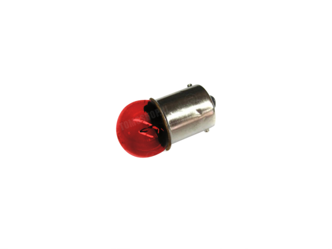 Light bulb BA15 12V 10 watt red (for lexus taillight) thumb