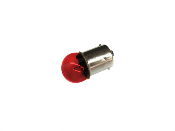 Light bulb BA15 12V 10 watt red (for lexus taillight) main