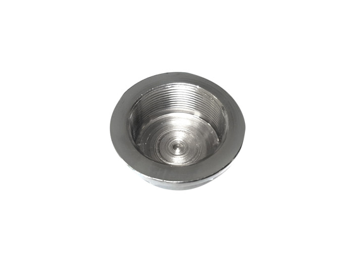 Headset tube nut 26mm chrome for Tomos M26x1