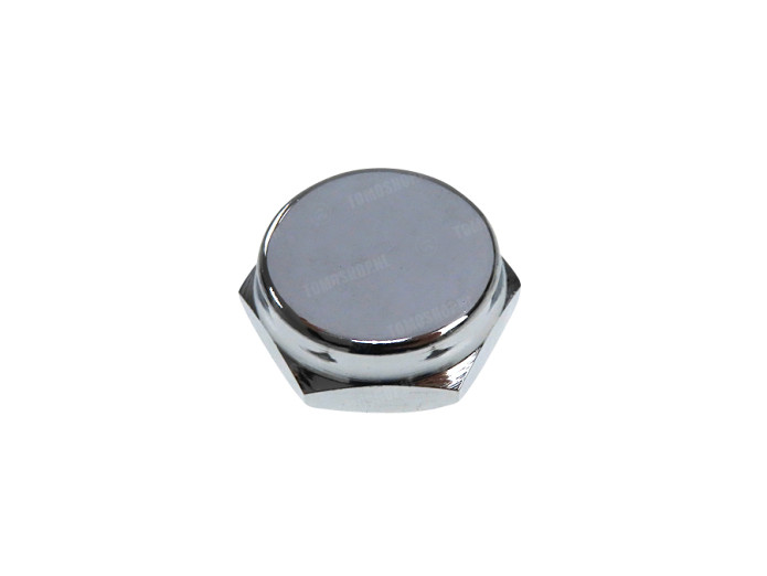 Balhoofdmoer 26mm Tomos A3 / A35 origineel chroom 