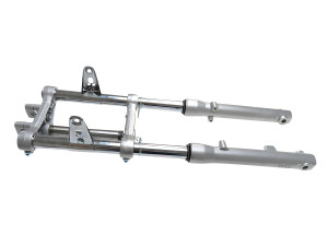 Front fork Tomos A3 / A35 / various models new model aluminium hydraulic EBR silver