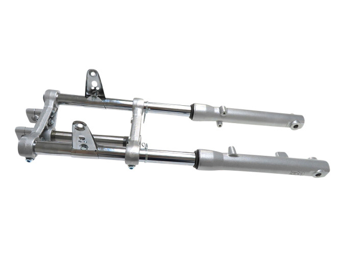 Front fork Tomos A35 new model hydraulic EBR silver product