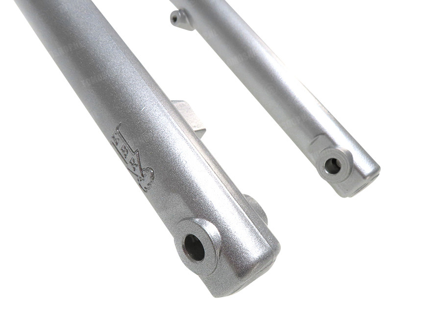 Voorvork Tomos A3 / A35 / verschillende modellen nieuw model aluminium hydraulisch EBR zilver photo