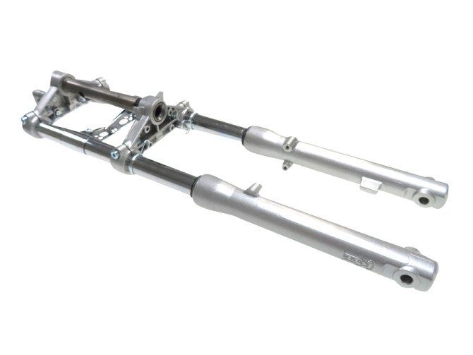 Voorvork Tomos A35 nieuw model hydraulisch EBR zilver product