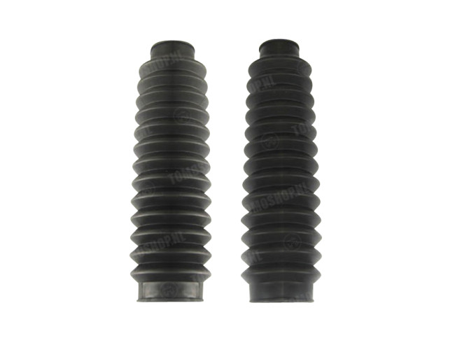 Voorvork harmonika stof rubber set 195mm main