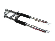 Voorvork Tomos A3 / A35 / verschillende modellen oud model EBR chroom 