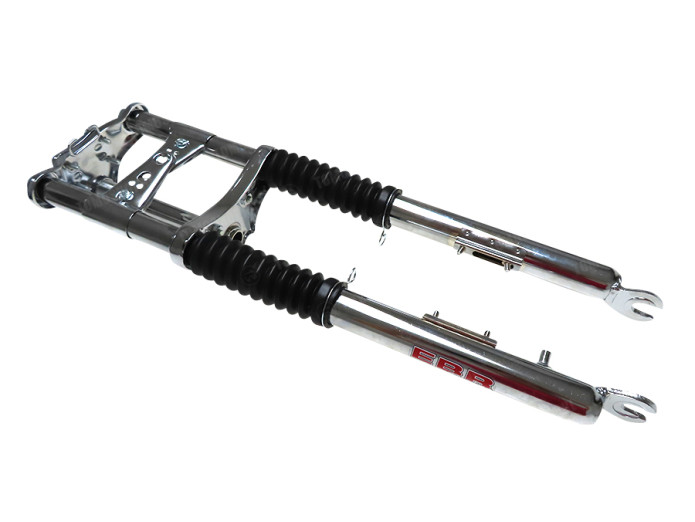 Voorvork Tomos A3 / A35 / verschillende modellen oud model EBR chroom 