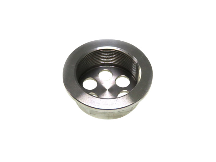 Headset tube locking nut 26mm luxe stainless steel