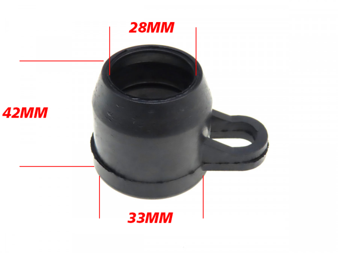 Voorvork Tomos A3 / A35 stofrubber met kabelgeleider 28mm / 33mm product