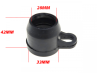 Voorvork Tomos A3 / A35 stofrubber met kabelgeleider 28mm / 33mm thumb extra