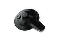 Brake torque plate Tomos A3 rear wheel black 