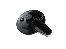 Brake torque plate Tomos A3 rear wheel black 