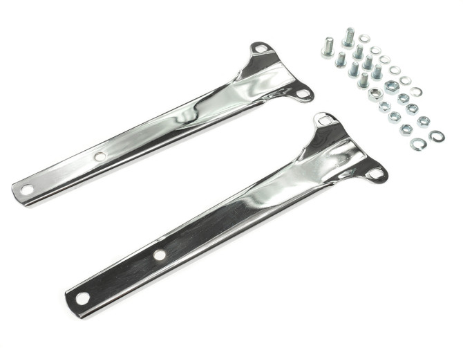 Front fender Tomos 2L / 3L mounting set chrome complete  product