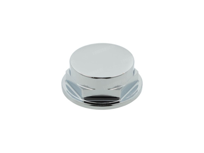 Balhoofdmoer 26mm Tomos A3 / A35 chroom 