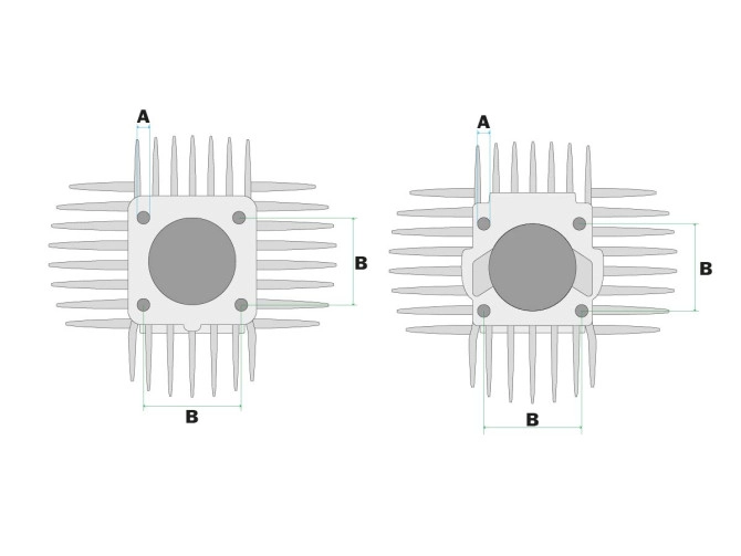 Cylinder Tomos 2L / 3L 60cc (40mm) pin 12 product