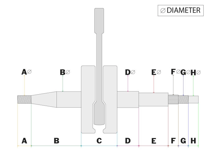 Crankshaft Tomos A3 pin 10 (egg cylinder) product