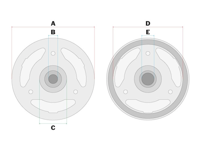 Flywheel Tomos 2L / 3L model Bosch with forced cooling product