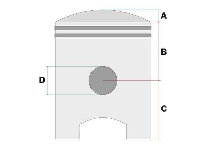 Cylinder Tomos A35 / A52 70cc Parmakit (45mm)  product