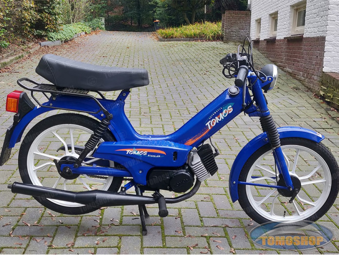 Saddle buddyseat Tomos A3 / A35 long stock black 