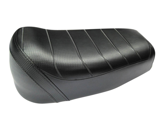 Zadel buddyseat Tomos met ronde zadelpen kort zwart product