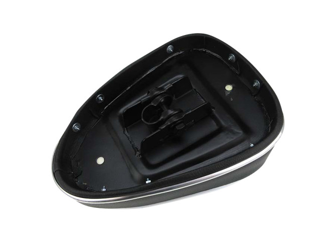 Sattel Tomos mit Runde Sattelrohr Oldtimer Model Schwarz / Rot product