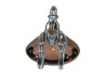 Saddle Tomos wiith round seat post Tabor heavy duty cognac Saddle Tomos wiith round seat post Tabor heavy duty cognac