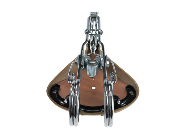 Sattel Tomos mit Runde Sattelrohr Tabor Heavy Duty Naturel