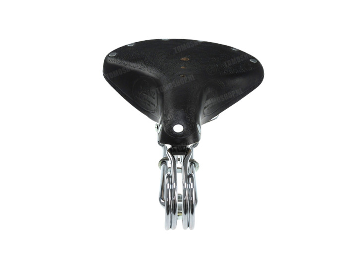 Saddle Tomos with round seat post Tabor heavy duty black