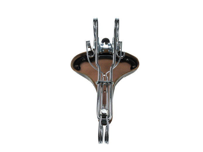 Sattel Tomos mit Runde Sattelrohr Tabor Heavy Duty Schwarz