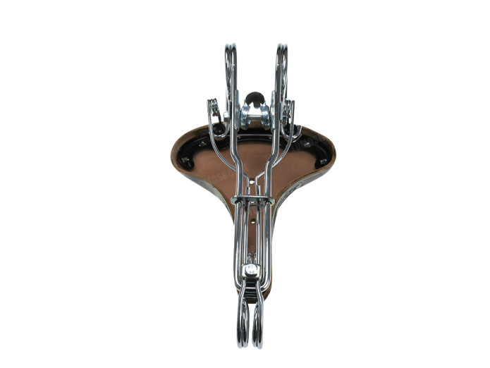 Saddle Tomos with round seat post Tabor heavy duty black