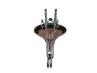 Saddle round seat post Tabor heavy duty black thumb extra