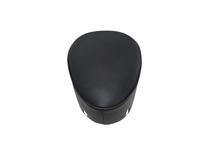 Sattel Tomos mit Runde Sattelrohr Oldtimer Modell Schwarz mit Knöpfen
