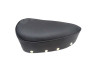 Saddle round seat post oldtimer model black chrome buttons thumb extra