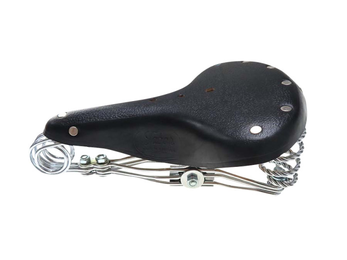 Saddle Tomos with round seat post Tabor Classic 240 black