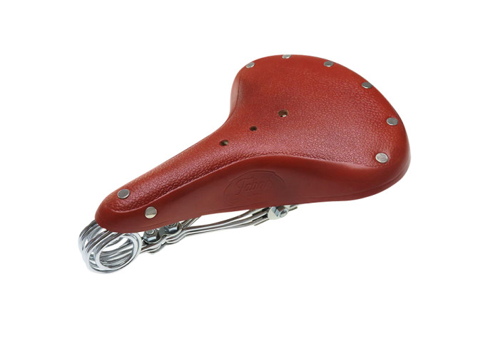 Sattel Tomos mit Runde Sattelrohr Tabor Classic 240 Cognac product