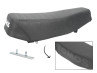 YouTube Zadel buddyseat Tomos A3 / A35 lang custom met gestanst logo zwart 